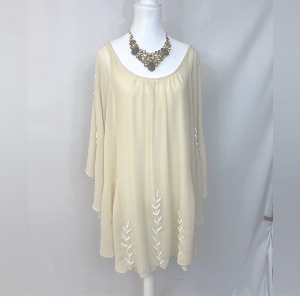 Free People Beaded Butterfly Dress